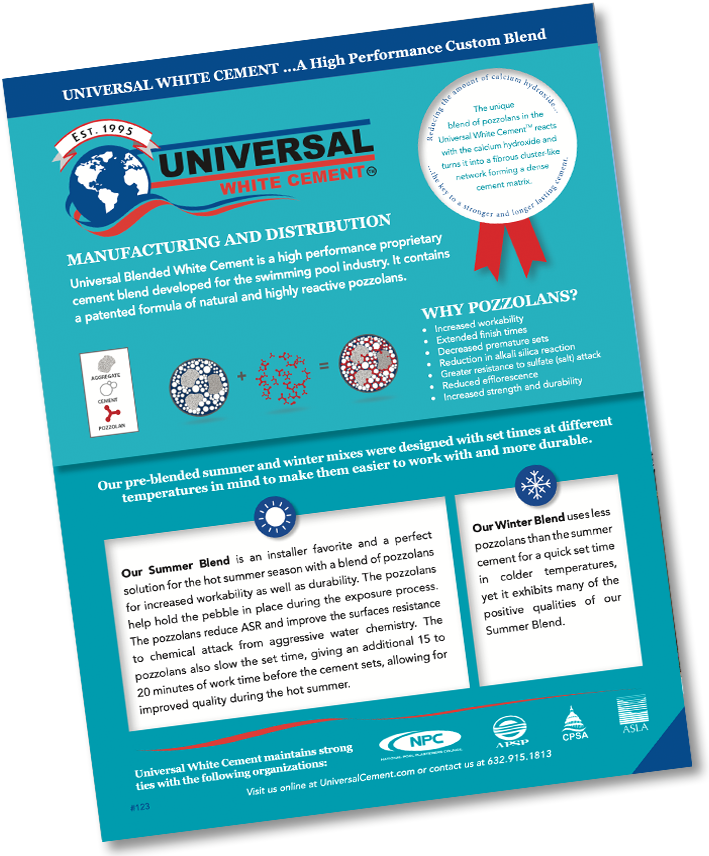 Universal Blended Cement Brochure cover