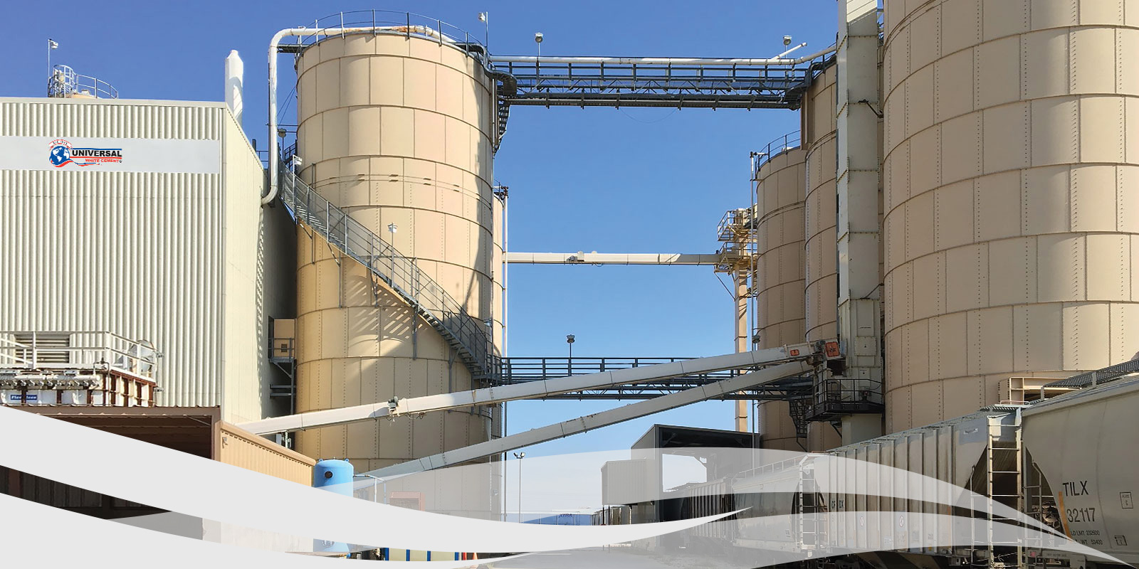 Universal Cement Cleburne Texas facility train image