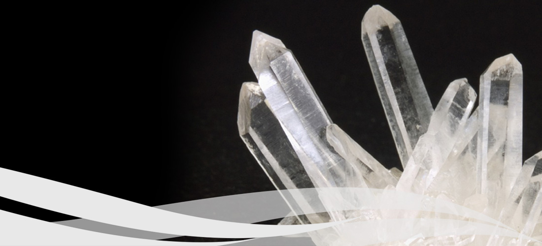 Universal Cement - Quartz banner showing white quartz mineral